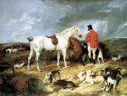 unknow artist Classical hunting fox, Equestrian and Beautiful Horses, 032. Germany oil painting artist